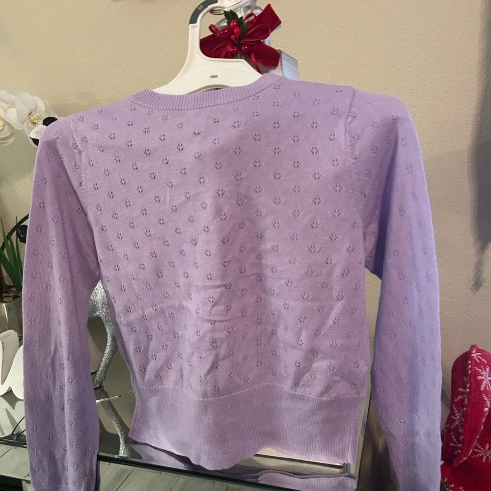 Girls knitted cardigan - Picture 4 of 4